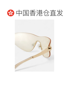 香港直邮SPORTMAX 女士太阳镜 2522806037002 SS2025 金色 SPORTM