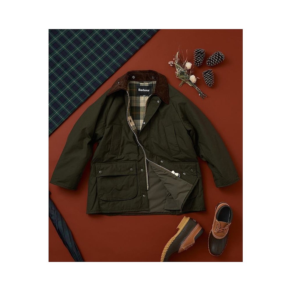 1h可退 日本直邮Barbour 女装 联名限定 中棉夹克 宽松廓形 格纹 - 图0