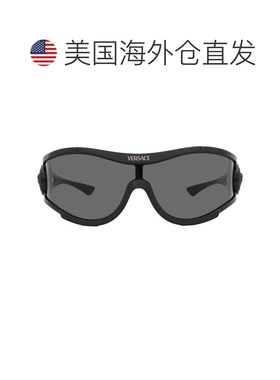 自营Versace Dark Grey Shield Unisex Sunglasses VE4475 536087