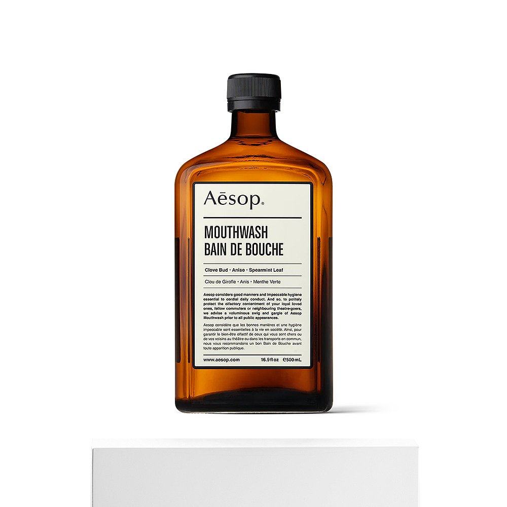 欧洲直邮Aesop/伊索漱口水500ml正品便携旅行口腔清洁去异味清新,淘宝优惠券,粉丝福利购,淘宝优惠卷