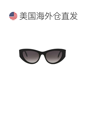 自营alexander mcqueen猫眼镜框醋酸酯太阳镜-棕色棕色 美国奥莱