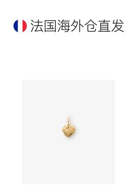 1h可退 欧洲直邮BURBERRY 25秋冬 81202521 女士 吊坠 格纹心形吊