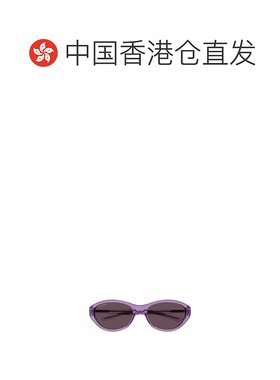 香港直邮BALENCIAGA 女士太阳镜 BB0404SK004 SS2025 紫色 全框太