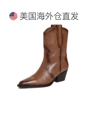 自营Free People Women's Cat Nap Cowboy Boot, Saddle Leather