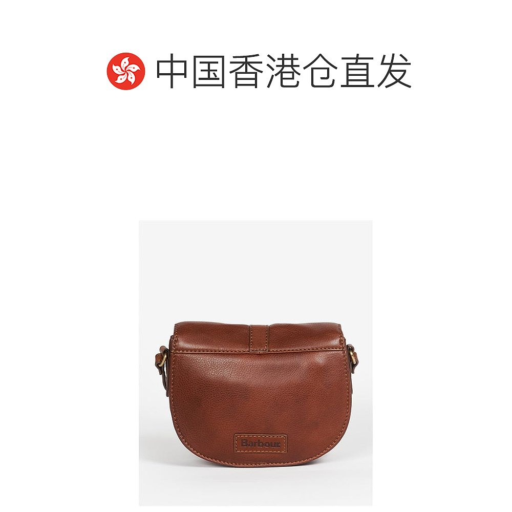 香港直邮潮奢 Barbour 巴伯尔 女士Laire Leather Saddle Bag 包 - 图1