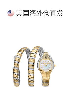 自营Just Cavalli Women's Snake 316L Stainless Steel Watch -