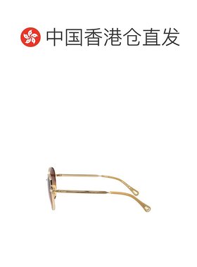 香港直邮CHLOÉ 女士太阳镜 CH0325S004 CO 金色 Sunglasses