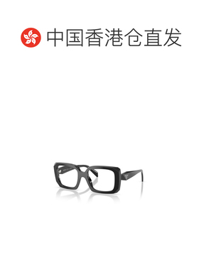1h可退 香港直邮PRADA 女士眼镜 PRC09V16K1O1 CO 黑色 全框平光
