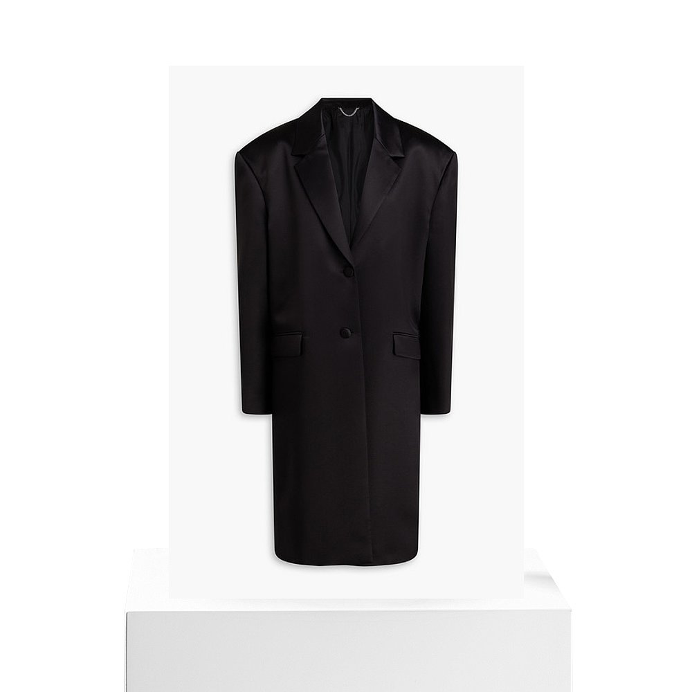 1h可退 香港直邮潮奢 magda butrym 女士 丝硬缎真丝缎大衣 PF23C - 图3