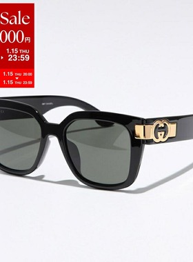 日本直邮GUCCI 古驰 太阳镜 GG1690SK 女士惠灵顿款全框 GG 金属