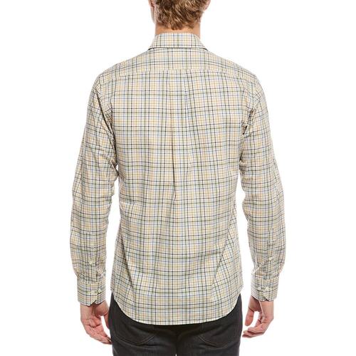 自营Scott Barber Melange Plaid Shirt - brown 美国奥莱直发 - 图2