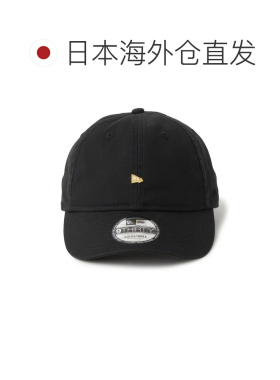 日本直邮NEW ERA 男女同款 黑色金属旗标棒球帽 9【付后1h可退】