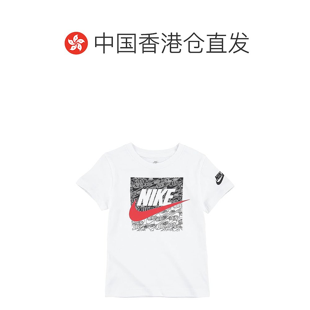 香港直邮潮奢 Nike 耐克 男童 Practice Makes Futura T恤(儿童) - 图1