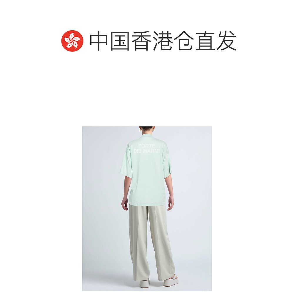 香港直邮潮奢 Palm Angels 棕榈天使 女士 Oversize-t-shirt T恤 - 图1