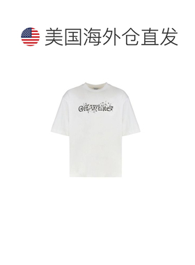 自营off-whiteOff- Cotton Men's T-Shirt - white 美国奥莱直发