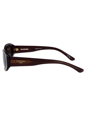 BALENCIAGA 女士眼镜 BB0369SK004 CO 黑色 椭圆框太阳镜