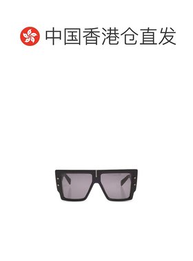 香港直邮BALMAIN 男士太阳镜 BPS144D5700 SS2024 黑色 徽标太阳