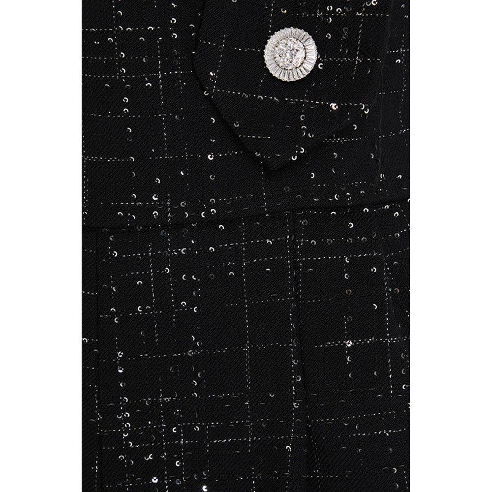 1h可退 香港直邮Maje 女士 精饰花呢阔腿裤 MFPPA00680BLACK,淘宝优惠券,粉丝福利购,淘宝优惠卷