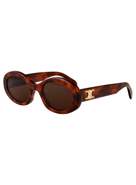 CELINE 女士眼镜 CL40194U53E CO 棕色 TRIOMPHE太阳镜配饰