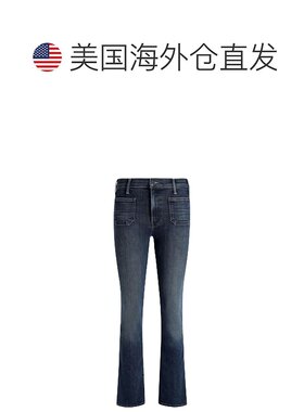 自营Mother Women's The Patch Pocket Insider Flood Jeans, You