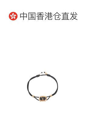 香港直邮VALENTINO 男士手链手镯 YJ0AI9GBQCMP AW2025 黑色 徽标