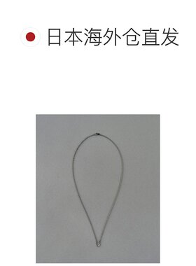 1h可退 日本直邮ete男士马蹄形吊坠项链 SV925材质 黑色鲁腾金属