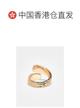 1h可退 香港直邮ASOS 女士 Curve around molten 设计裹式纹理色(