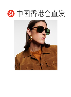 香港直邮Saint Laurent 圣罗兰 女士 Corner Angle 方框太阳眼镜