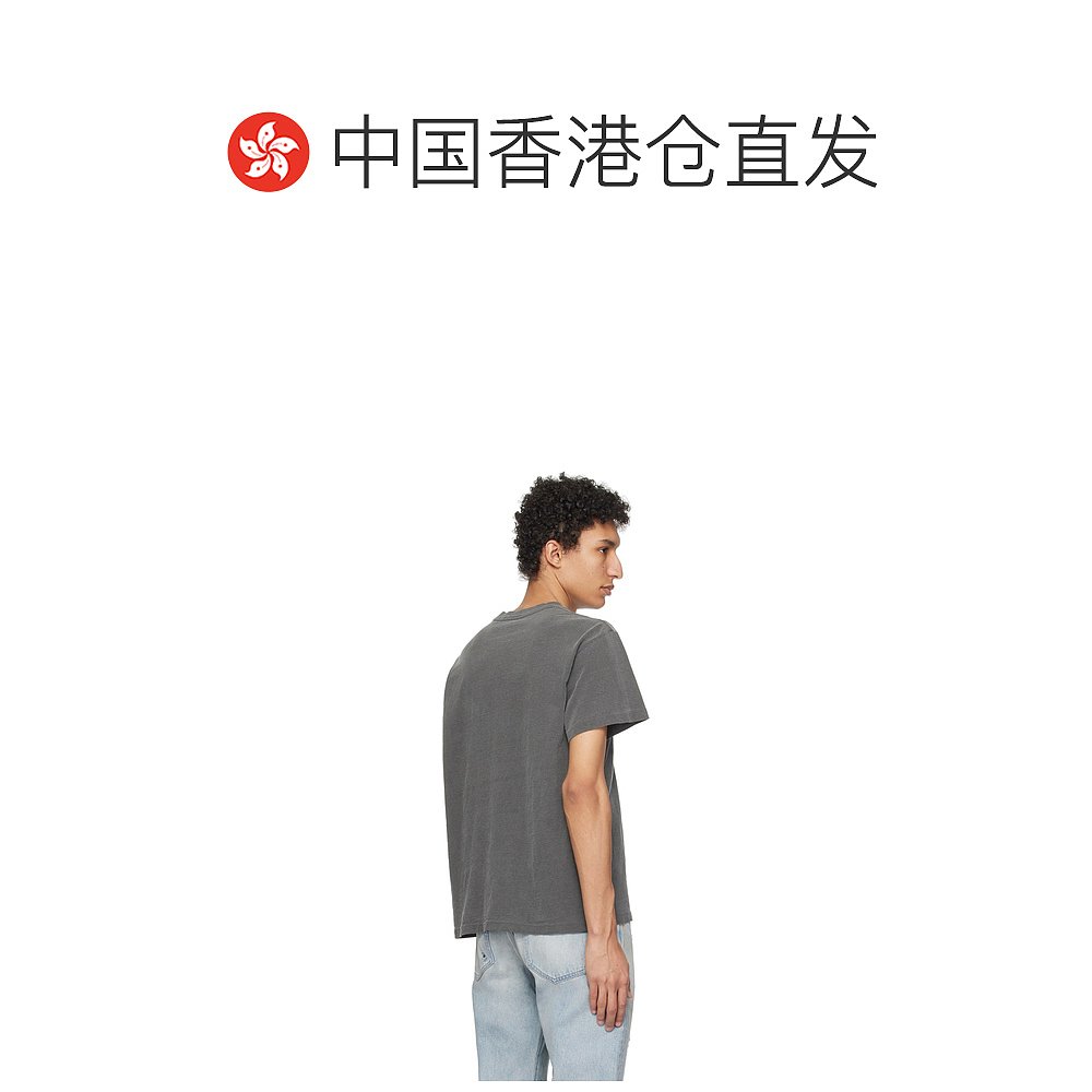 香港直邮潮奢 John Elliott 男士 黑色 Campus T 恤 A306M1410A - 图1