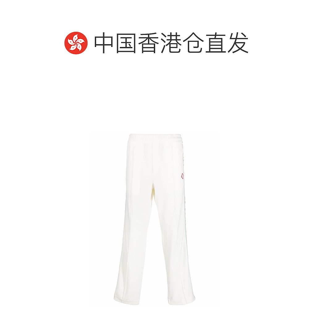 香港直邮CASABLANCA 男士休闲裤 MF23JTR15701OFFWHITE - 图1