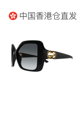 香港直邮Gucci 古驰 女士 GG2015S col. 001 全黑灰色太阳眼镜 GG