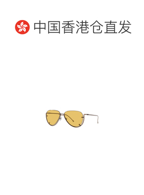 香港直邮DIESEL 女士眼镜 DL100310585 SS2026 黄色 几何太阳镜