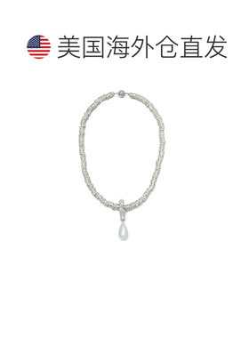 自营adorniaSilver Plated Oversized Pearl on a Magnetic Clasp