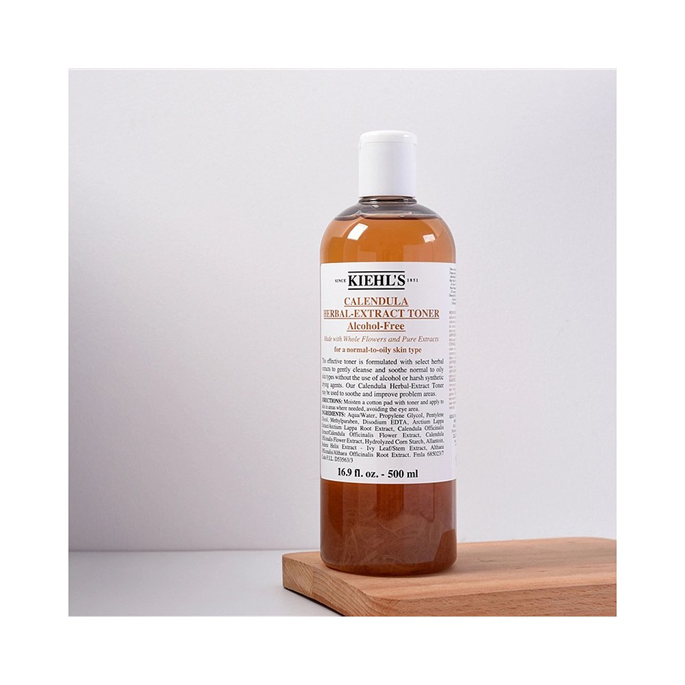 天猫国际海外直购香港直邮科颜氏金盏花水爽肤水精华水收缩毛孔湿敷水祛痘500ml0