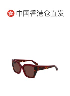 香港直邮SALVATORE FERRAGAMO 女士眼镜 SF2035S654 CO 红色