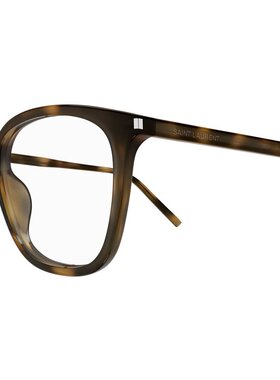 SAINT LAURENT 女士眼镜 SL783F003 SS2025 棕色 全框平光镜