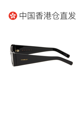 1h可退 香港直邮Marni 玛尼 男士 黑色 Zokoa 太阳镜 F3J配饰