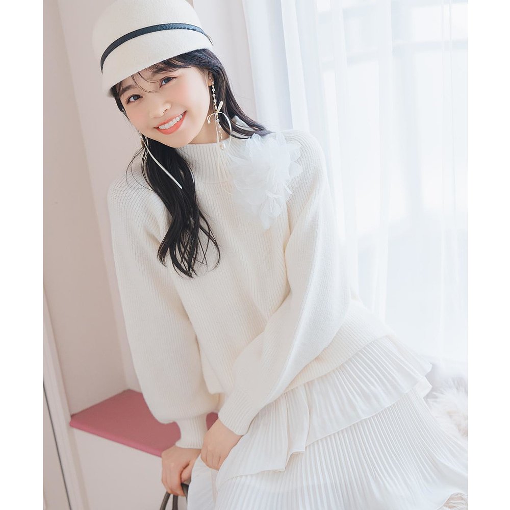 1h可退 日本直邮WILLSELECTION 女装 宽松落肩设计 高领针织衫 立 - 图2