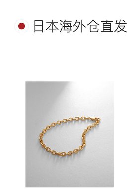 1h可退 日本直邮COCOSHNIK女士银色设计链条扁平椭圆链手链 GP 76