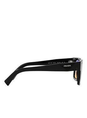 PRADA 男士太阳镜 PR19WS1AB06Z AW2023 黑色 徽标太阳镜