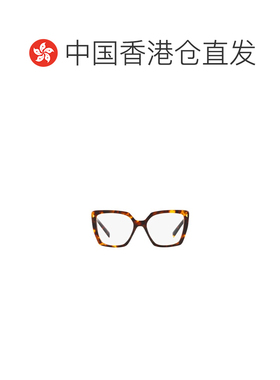 香港直邮PRADA 女士眼镜 PR16ZVVAU1O1 AW2025 白色 徽标平光镜