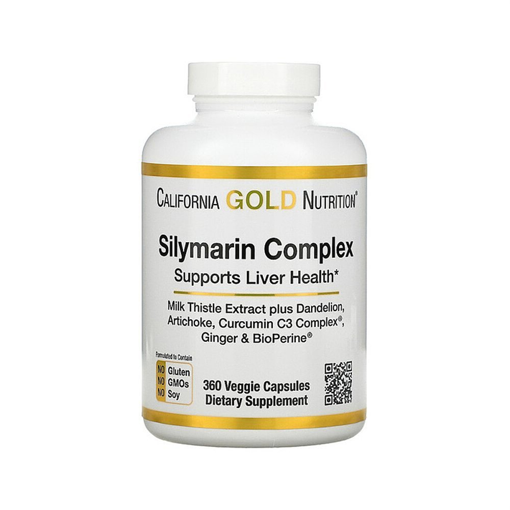 香港直发iHerb California Gold Nutrition水飞蓟素胶囊360粒