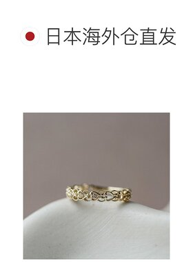 1h可退 日本直邮cui-cui 钻石 镂空设计 戒指 K10YG 759178