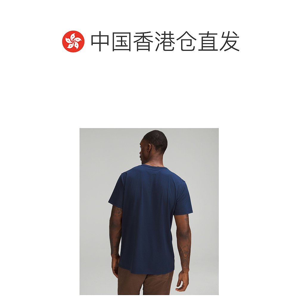 香港直邮潮奢 Lululemon 男士 T-Shirt | & Tee's 基础款短袖衬衫 - 图1