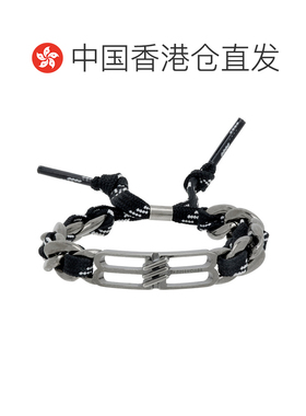 香港直邮Balenciaga 巴黎世家 男士 BB Icon Lace 手链 836434TZB