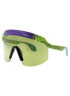 1h可退 GUCCI 女士眼镜 GG1477S001 SS2024 绿色 GG1477S