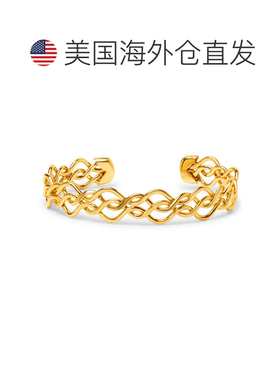 自营Bruno Magli Domenica Gold Cuff Bracelet - gold 美国奥莱