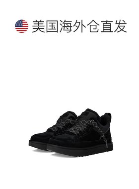 自营UGG Lowmel 1170750-BLK Sneakers Men's Black Suede Lace-U