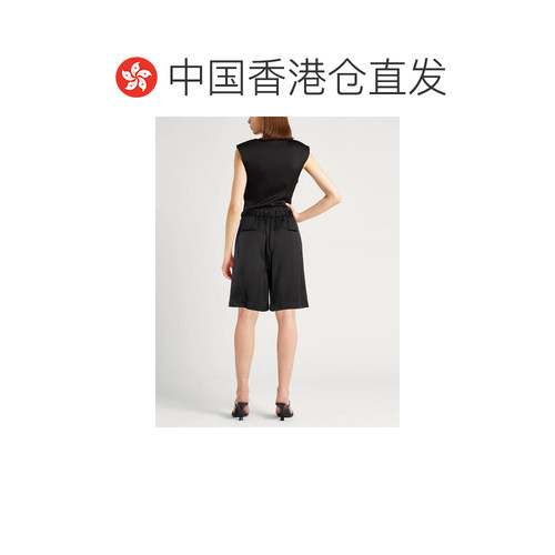 香港直邮Jil Sander 吉尔 桑达 女士 短裤 black黑色 舒适时尚 - 图1