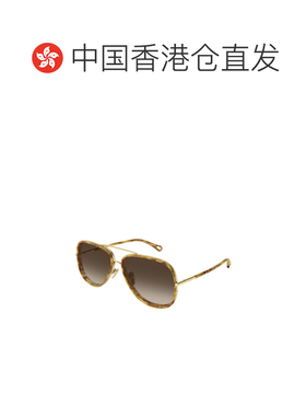 香港直邮CHLOÉ 女士眼镜 CH0382S002 SS2026 绿色 全框太阳镜